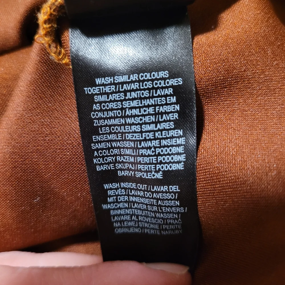 Primark Women's Faux Suede Button-Up A line Mini Skirt Copper Size 6 - Picture 8 of 8